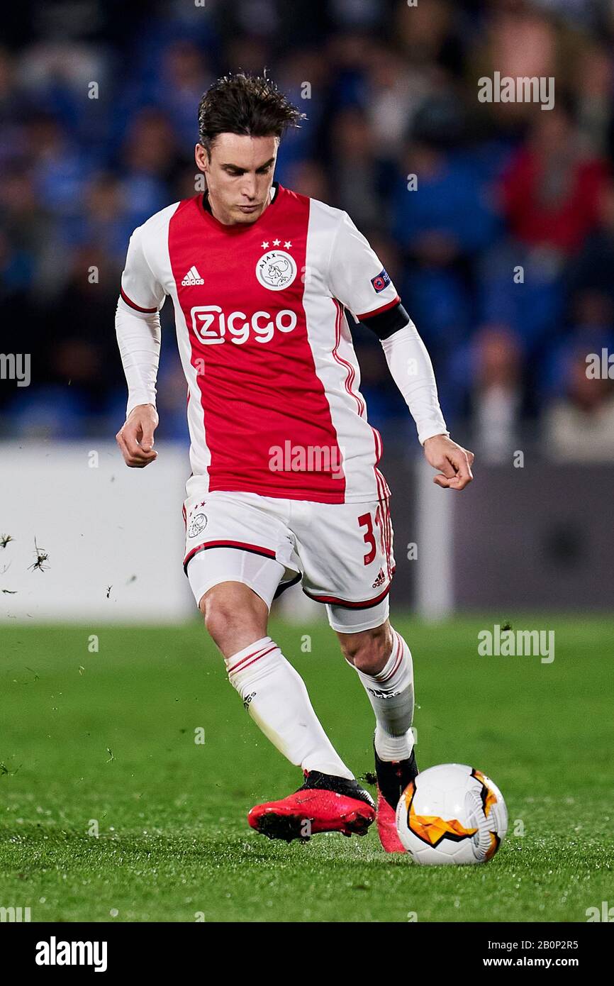 Getafe Spain 20th Feb 2020 Nicolas Tagliafico Of Afc Ajax Seen In Action During The Uefa Europa League Match Between Getafe Cf And Afc Ajax Amsterdam At Coliseum Alfonso Perez In Getafe Final