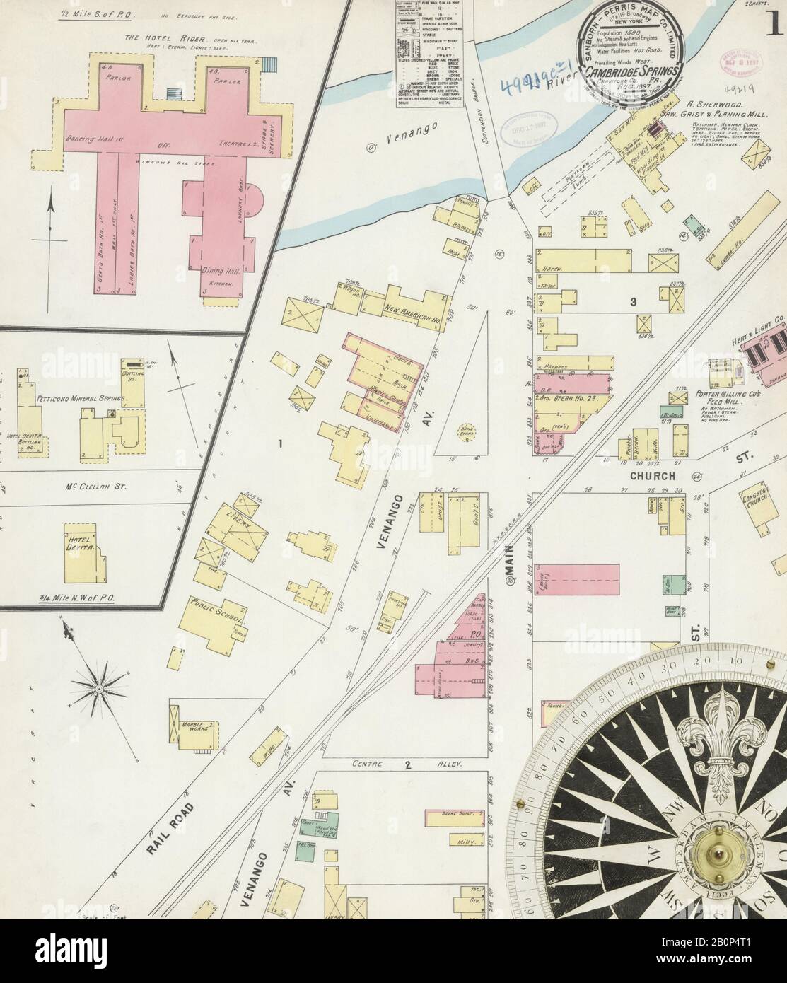 Map of cambridge springs hires stock photography and images Alamy