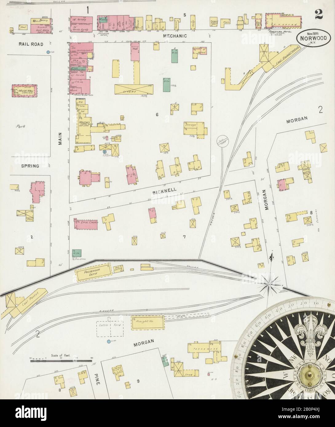Norwood new york map hires stock photography and images Alamy