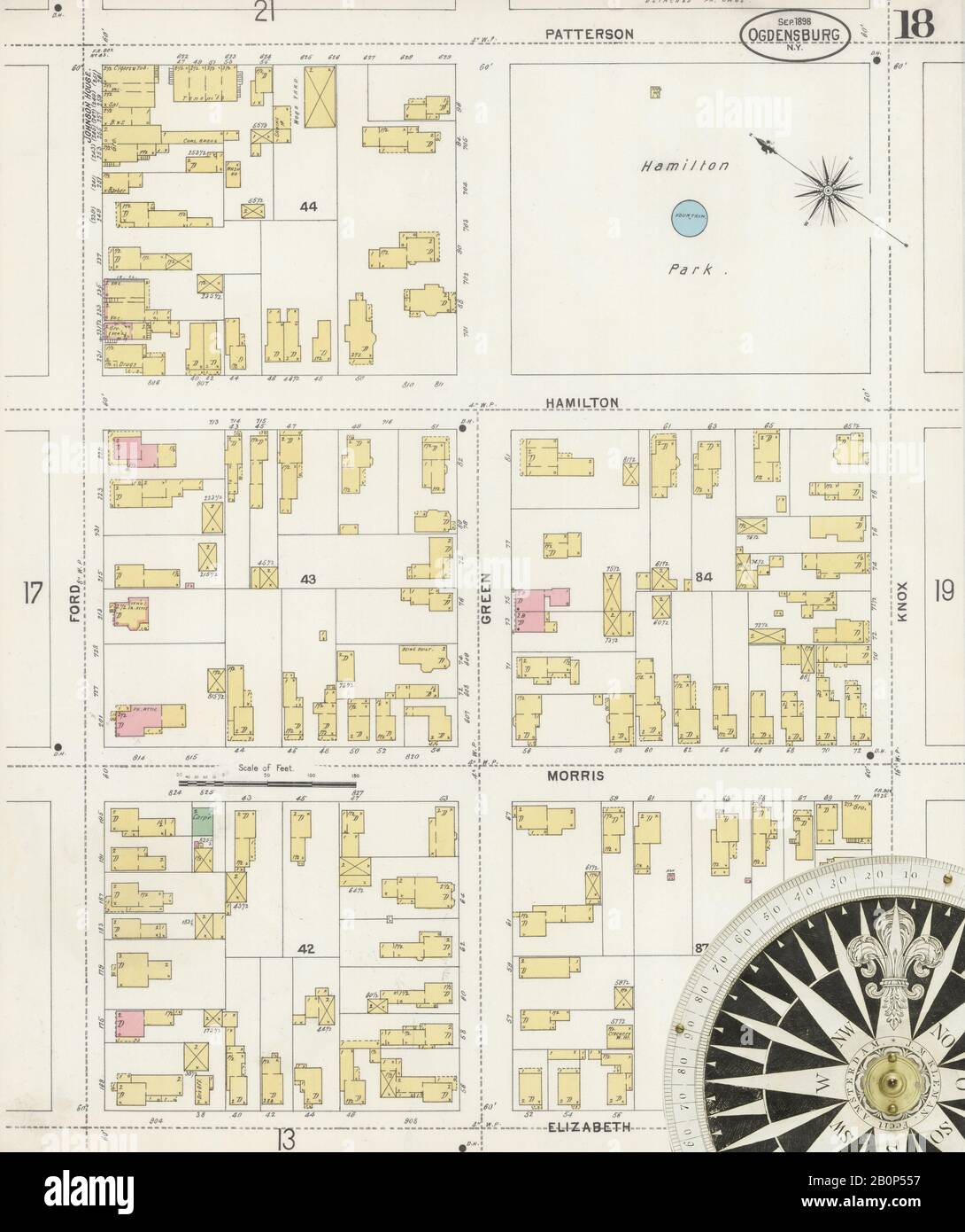 Ogdensburg new york map hires stock photography and images Alamy