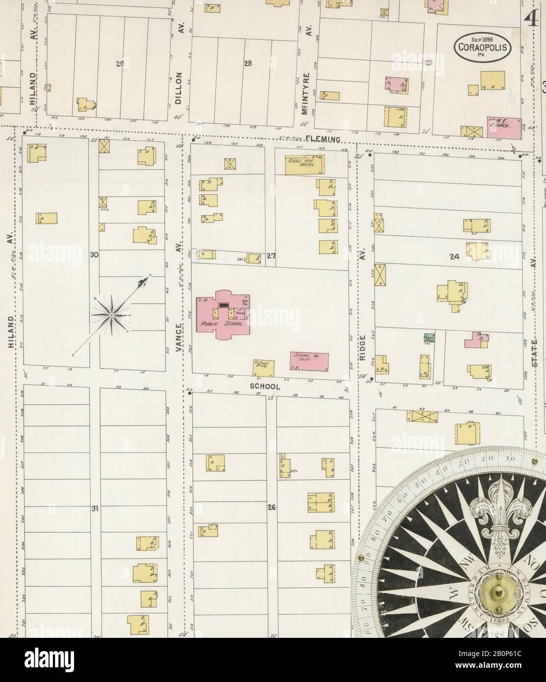 Image 4 of Sanborn Fire Insurance Map from Coraopolis, Allegheny County