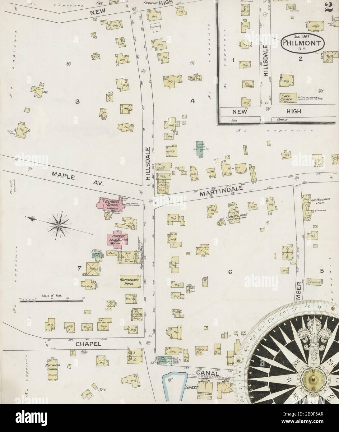 Image 2 of Sanborn Fire Insurance Map from Philmont, Columbia County