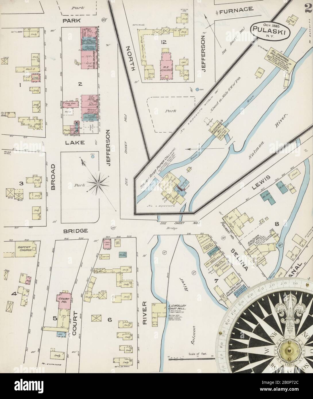 Old map of oswego hires stock photography and images Alamy