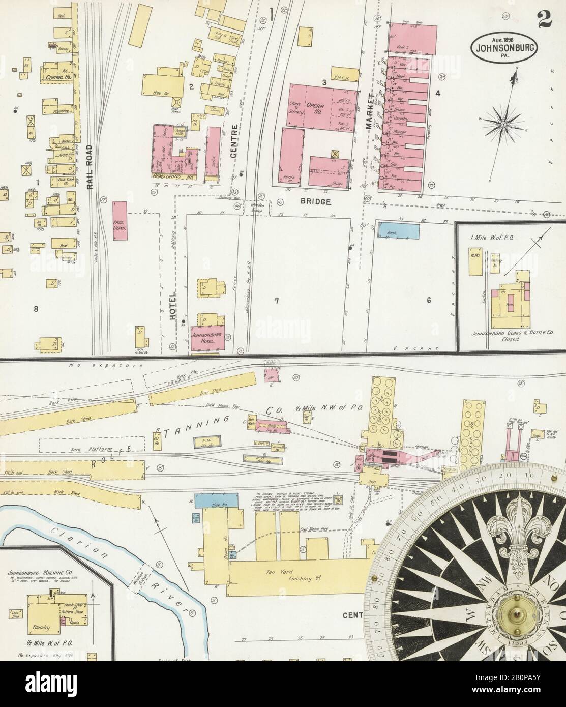 Map of johnsonburg hires stock photography and images Alamy