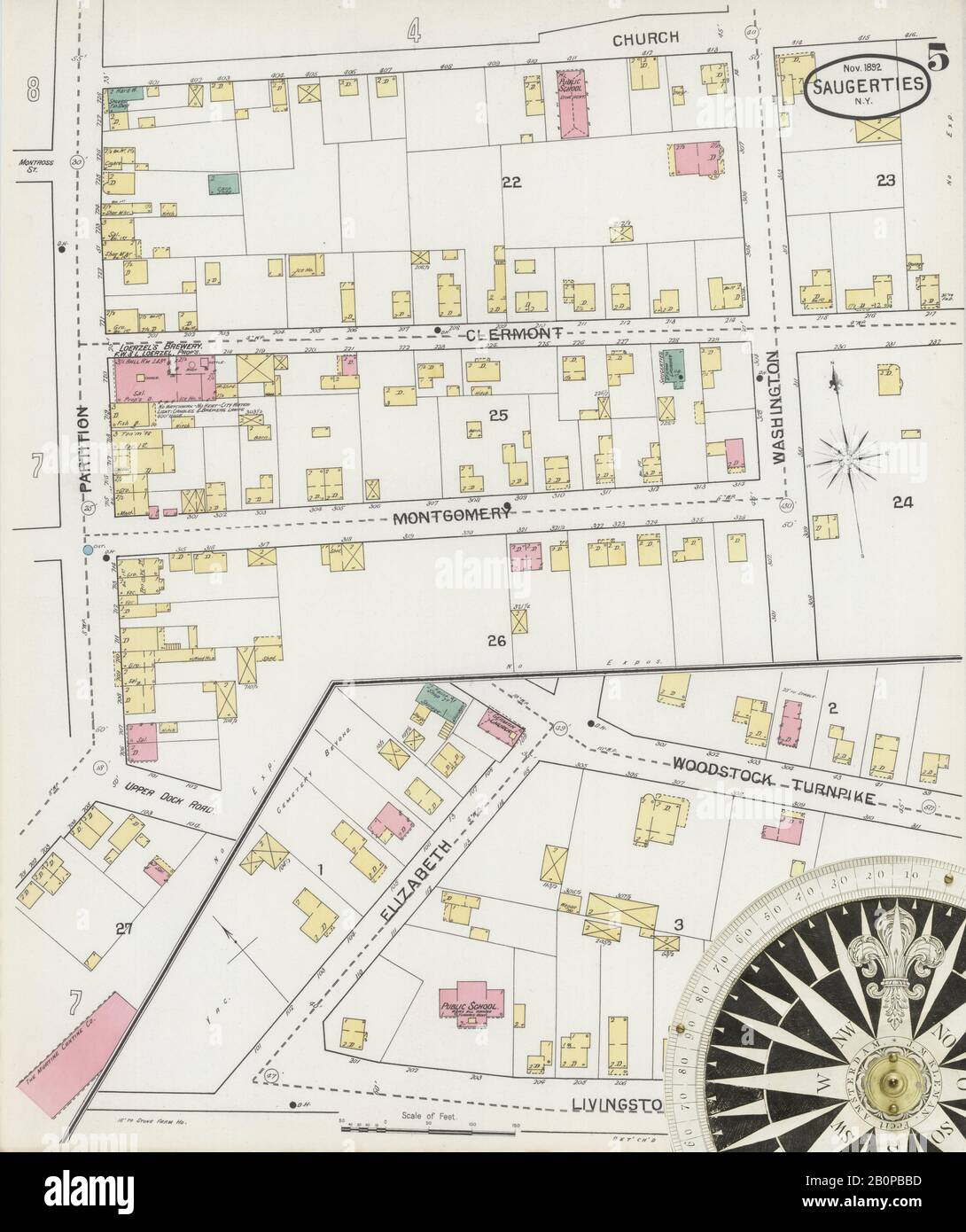 Saugerties new york map hires stock photography and images Alamy