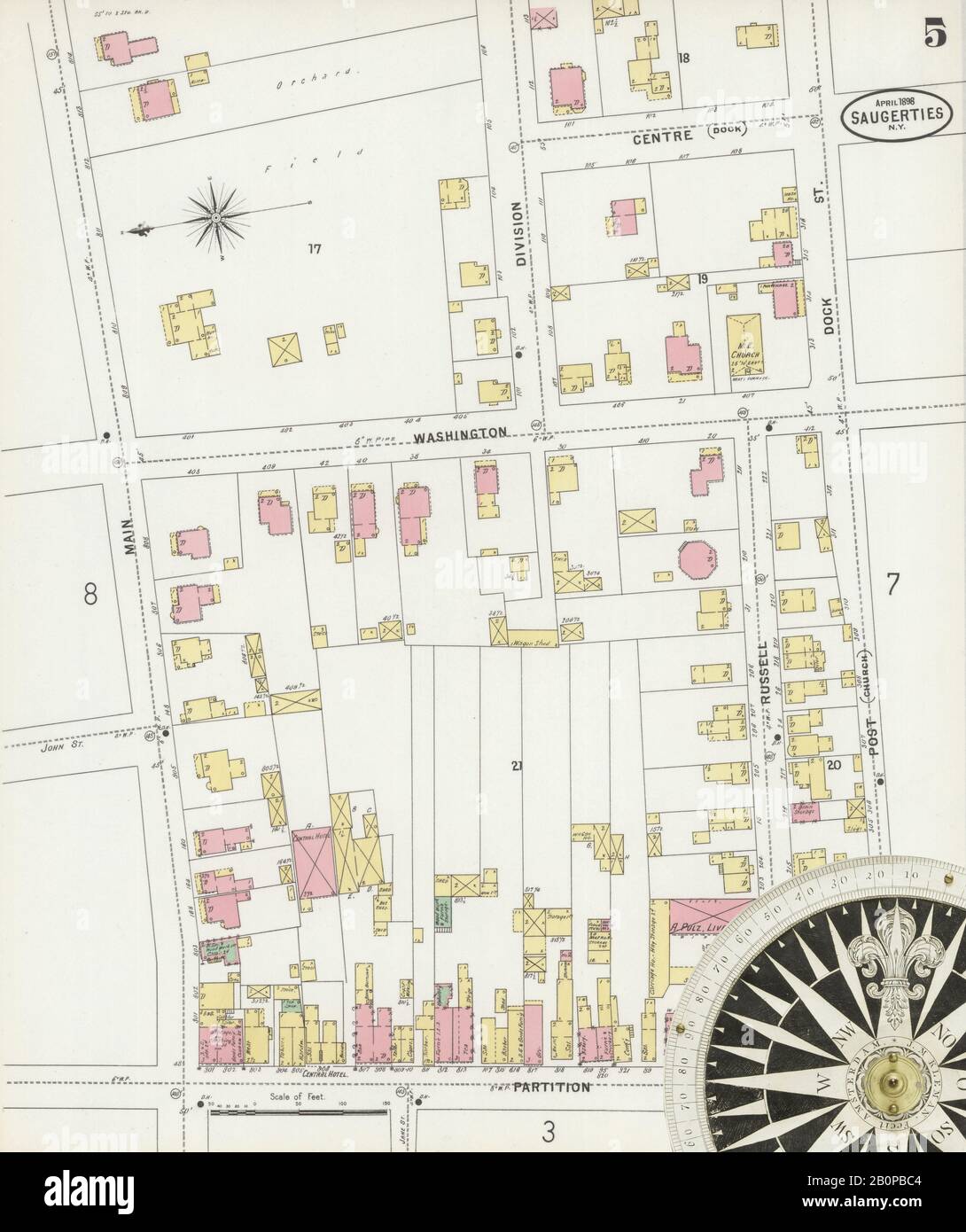 Map of saugerties new york hires stock photography and images Alamy