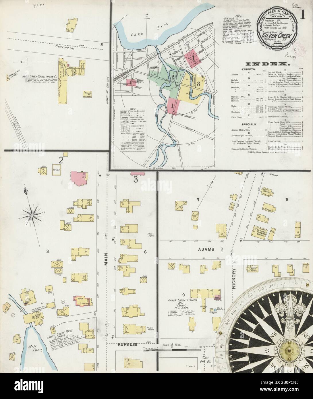 Silver creek new york map hires stock photography and images Alamy
