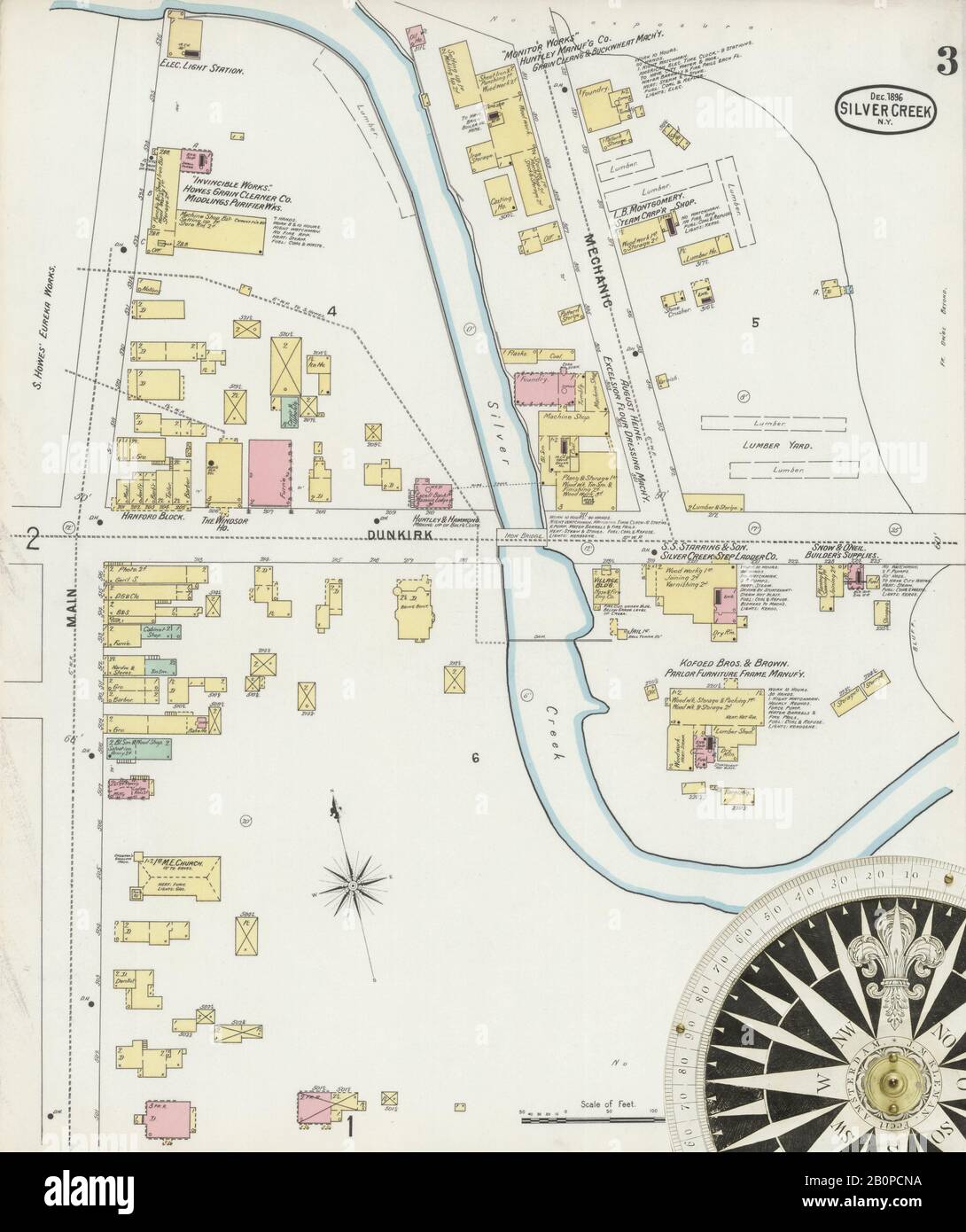 Map of silver creek new york hires stock photography and images Alamy