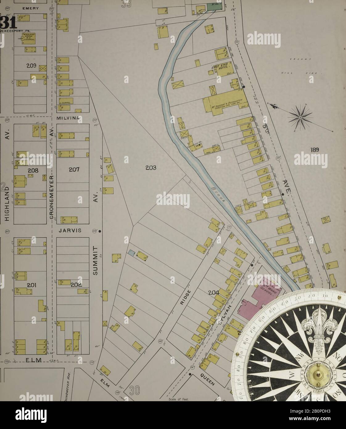 Map of mckeesport hires stock photography and images Alamy