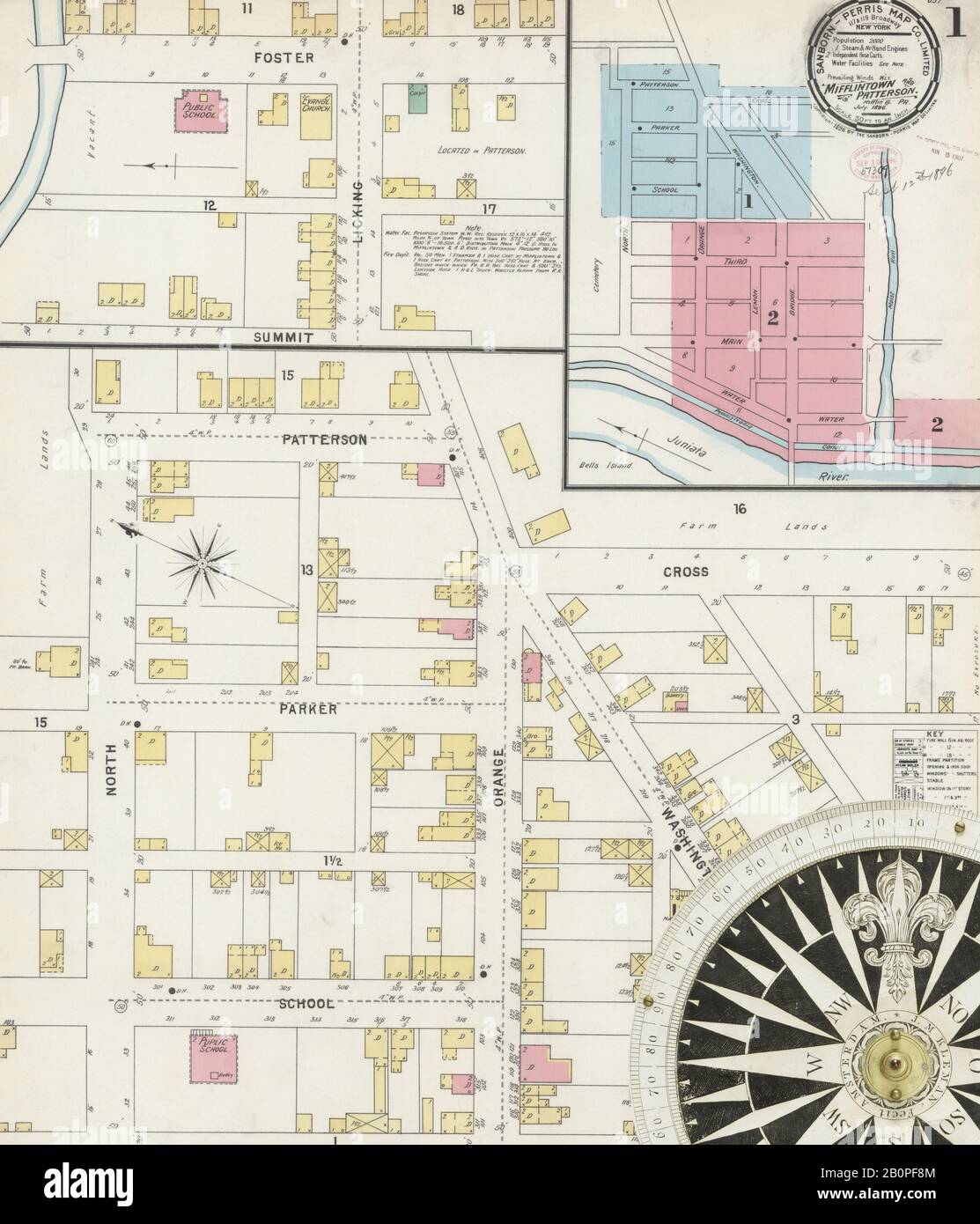 Image 1 of Sanborn Fire Insurance Map from Mifflintown, Juniata County