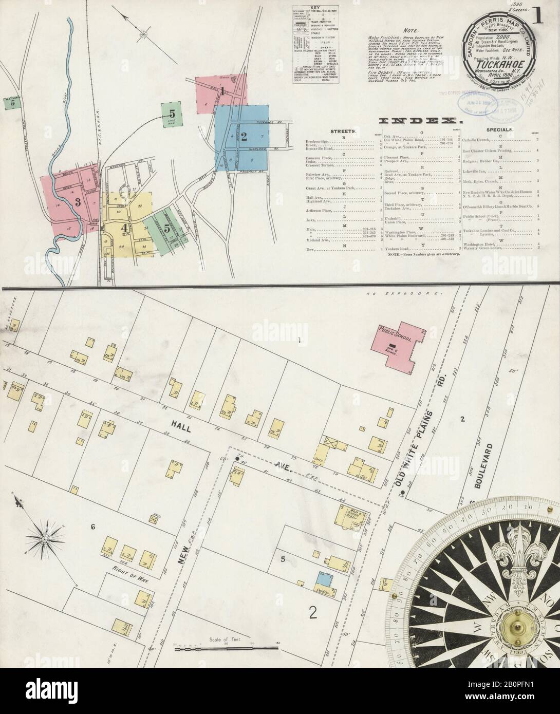 Tuckahoe map hires stock photography and images Alamy