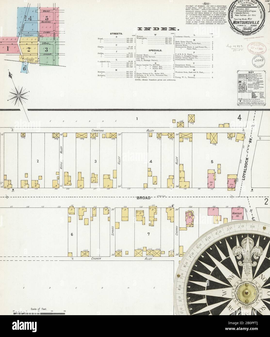 Map of montoursville hires stock photography and images Alamy