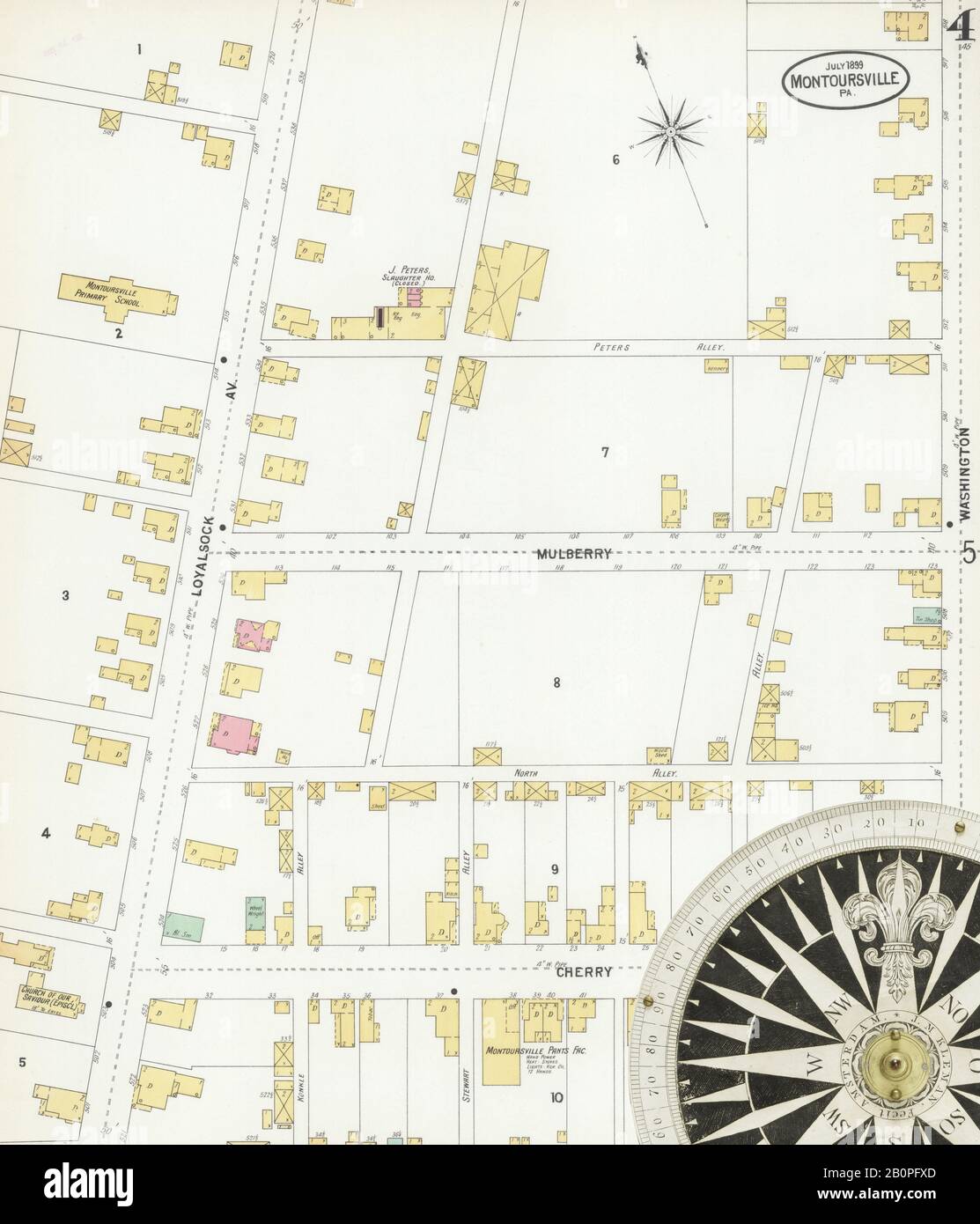 Map of montoursville hires stock photography and images Alamy