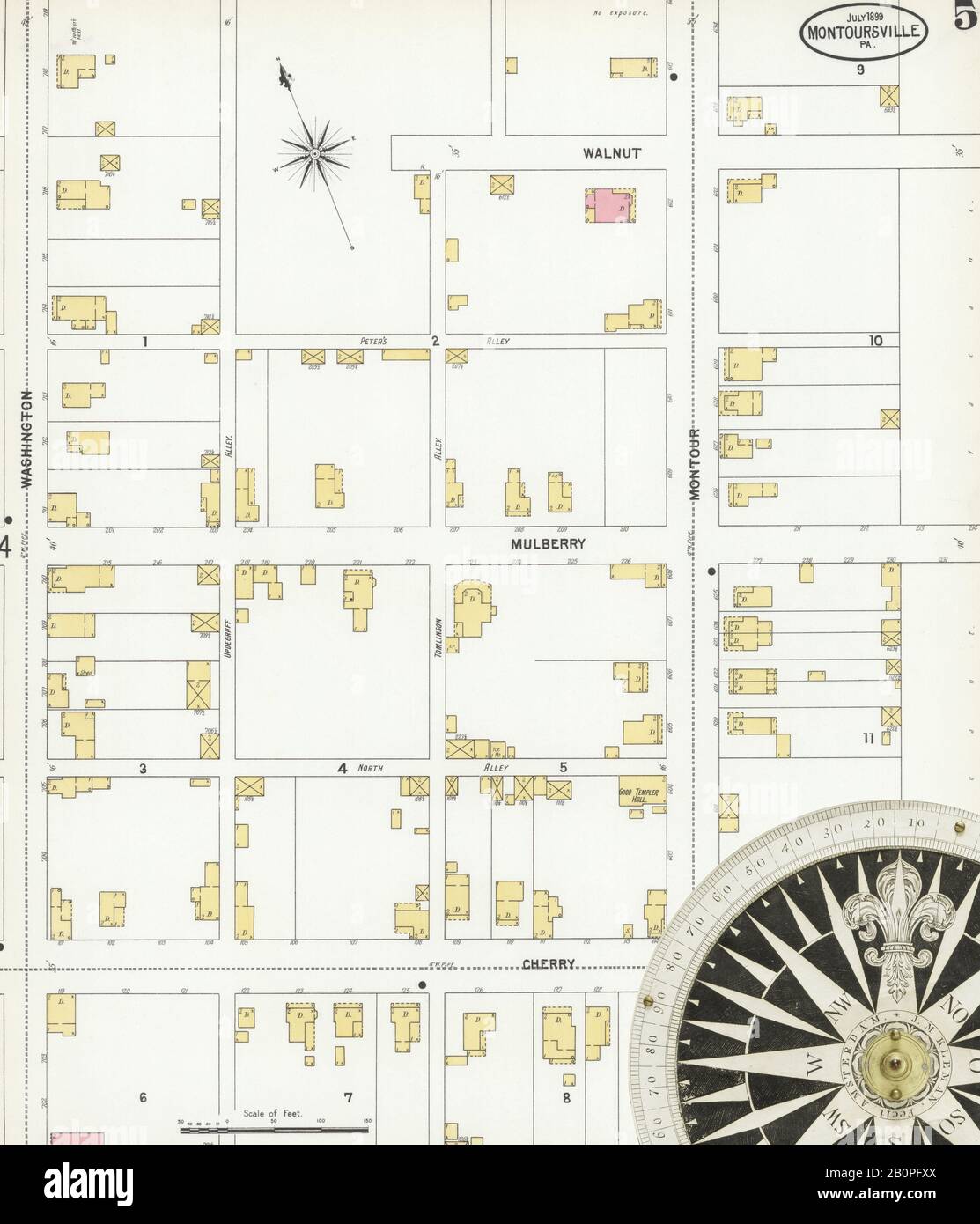 Map of montoursville hires stock photography and images Alamy
