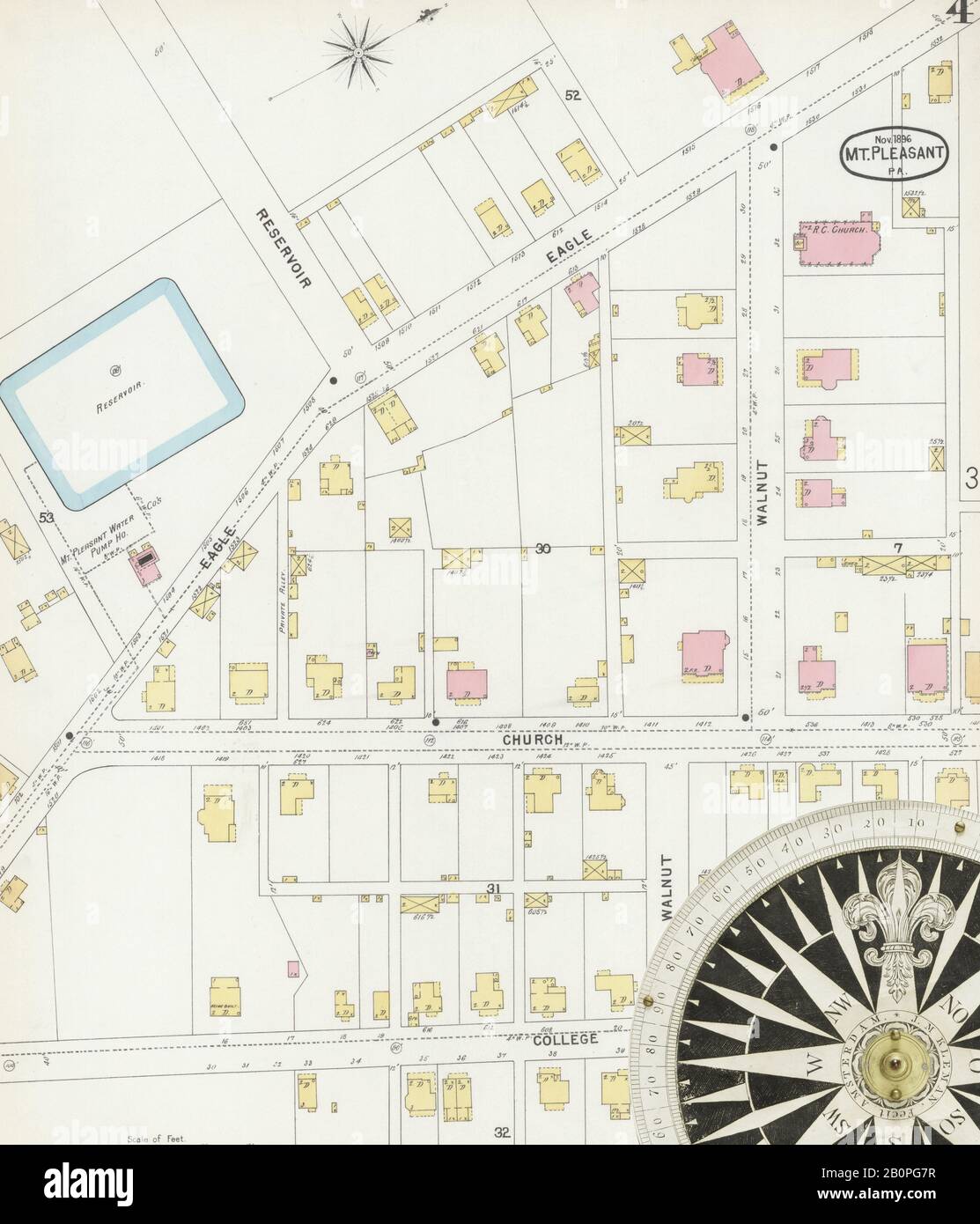 Image 4 of Sanborn Fire Insurance Map from Mount Pleasant, Westmoreland