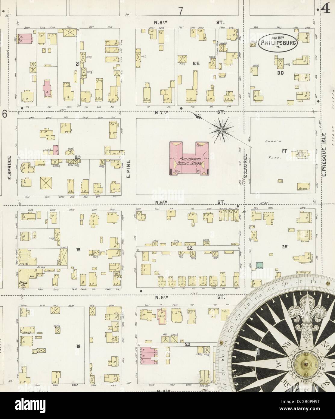 Image 4 of Sanborn Fire Insurance Map from Philipsburg, Centre County
