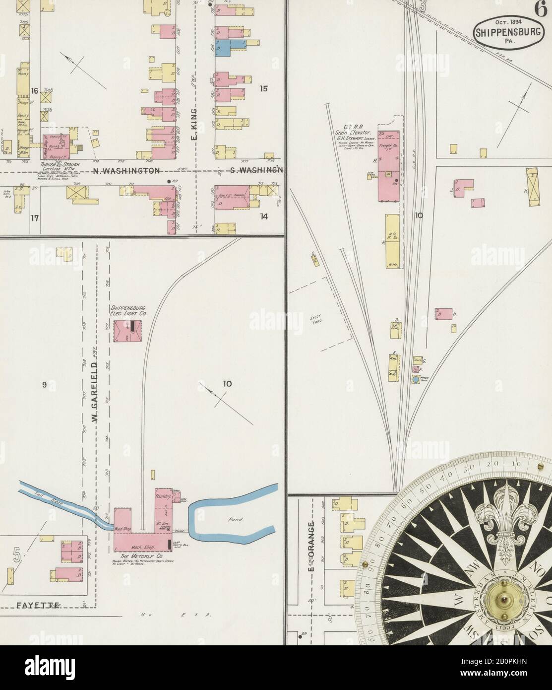 Image 6 of Sanborn Fire Insurance Map from Shippensburg, Cumberland And