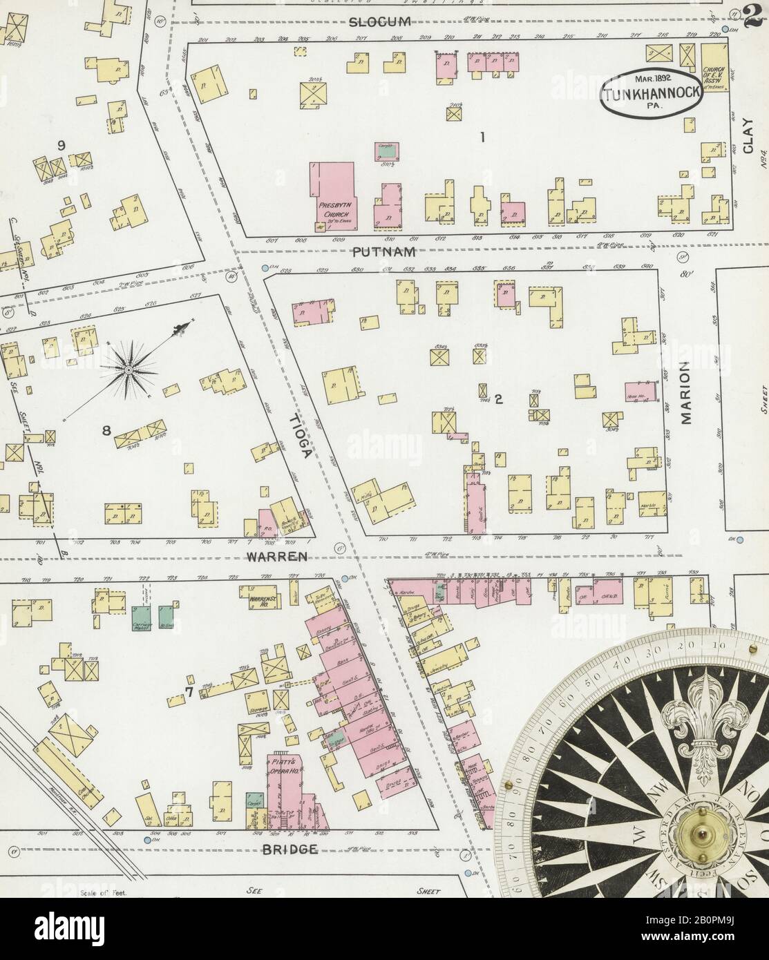 Image 2 of Sanborn Fire Insurance Map from Tunkhannock, Wyoming County
