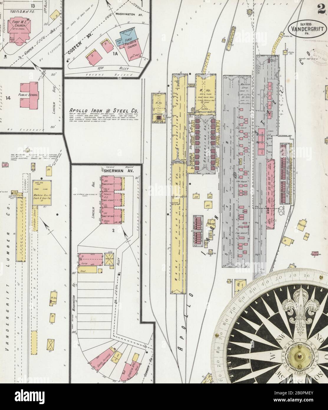 Image 2 of Sanborn Fire Insurance Map from Vandergrift, Westmoreland