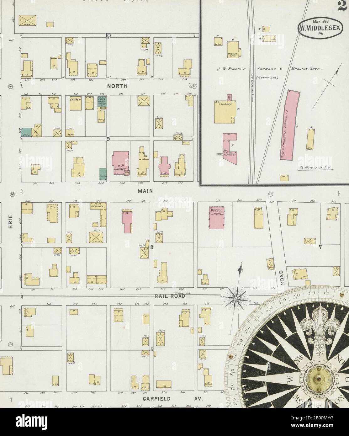 Map of west middlesex hires stock photography and images Alamy