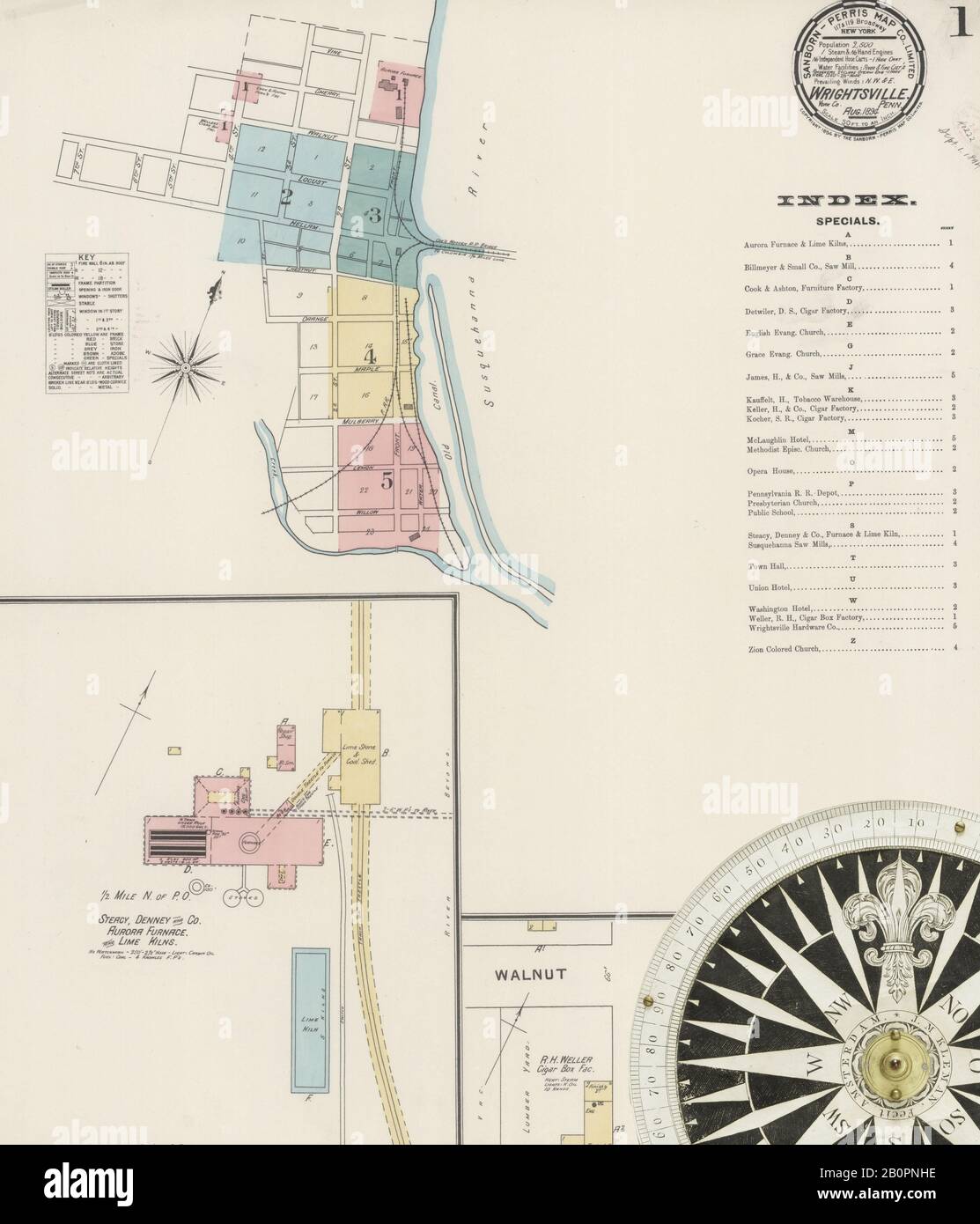 Wrightsville map hires stock photography and images Alamy