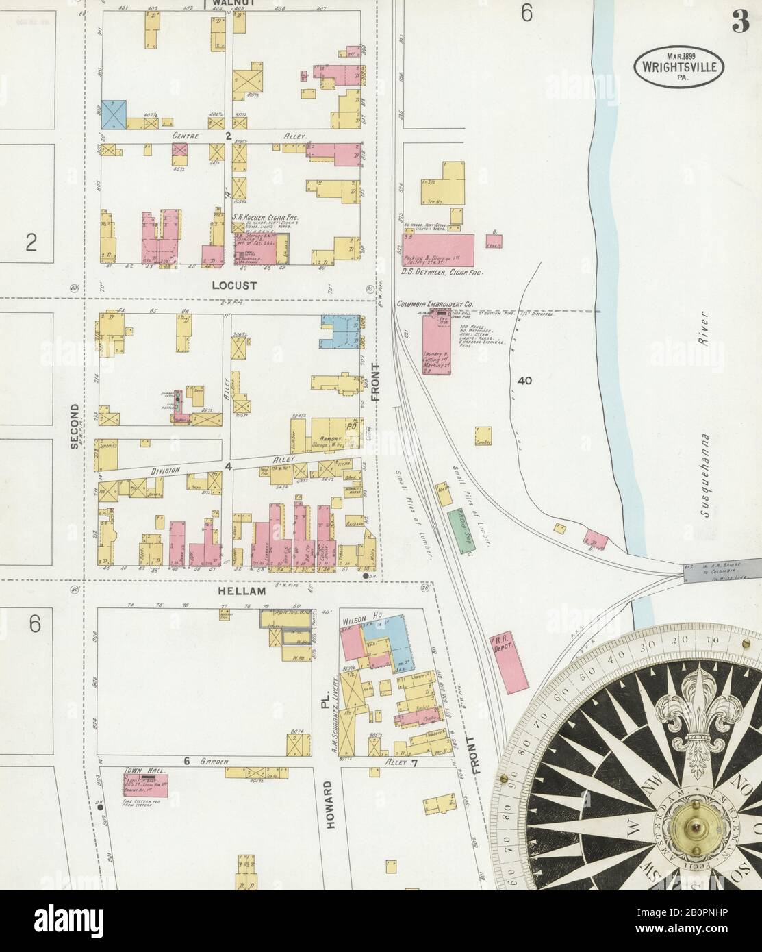 Image 3 of Sanborn Fire Insurance Map from Wrightsville, York County