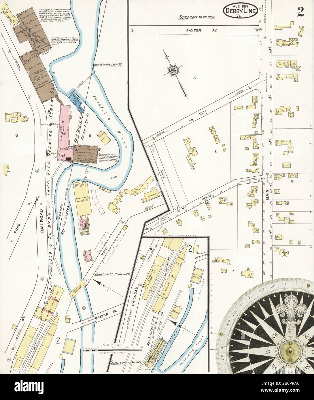 Image 2 of Sanborn Fire Insurance Map from Derby Line, Orleans County