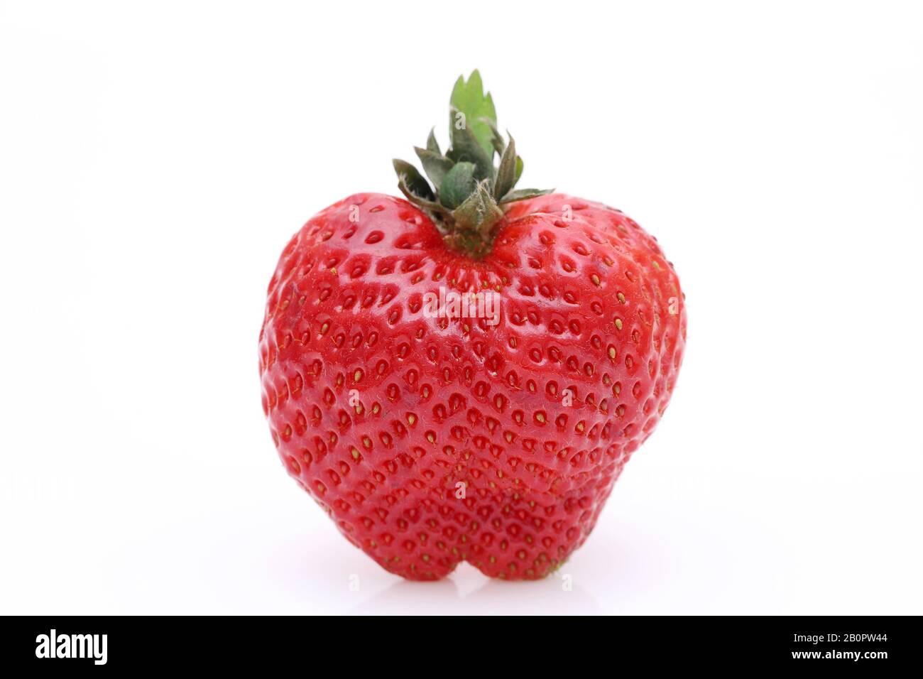 fresh red strawberry isolated on white background Stock Photo - Alamy