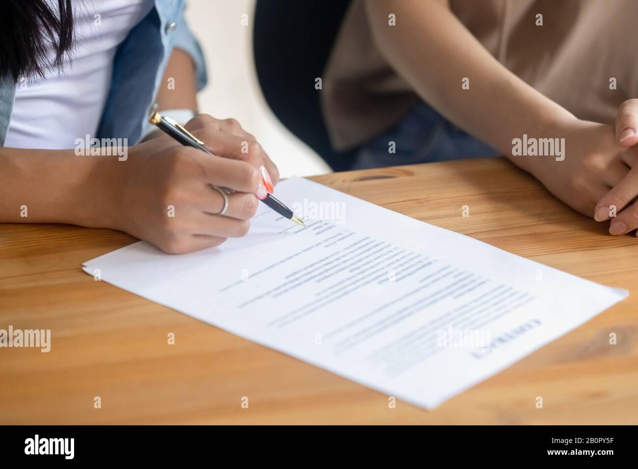 Candidate Sign Contract Candidate Terms High Resolution Stock Photography and Images - Alamy