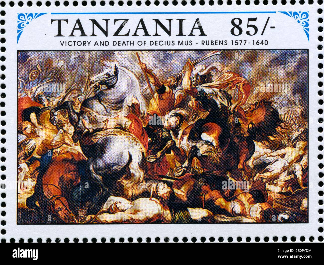 Victory and Death of Decius Mus Stock Photo Alamy