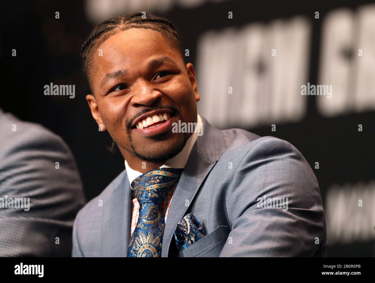 Shawn Porter during the roundtable discussion at the MGM Grand Garden
