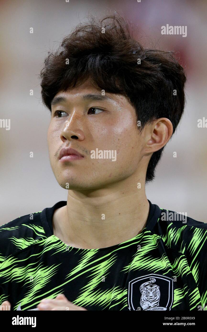 Bangkok, Thailand. 26th Jan, 2020. South Korea's Lee Dong-Jun before ...