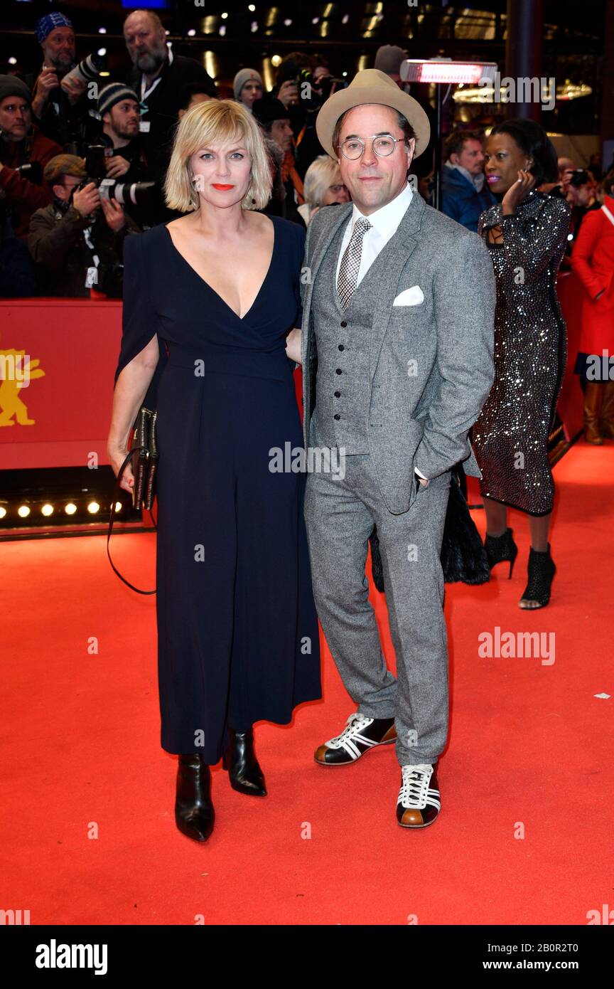 Berlin, Germany. 20th Feb, 2020. Anna Loos and Jan Josef Liefers attending the 'My Salinger Year' premiere at the 70th Berlin International Film Festival/Berlinale 2020 at Berlinale Palast on February 20, 2020 in Berlin, Germany. Credit: Geisler-Fotopress GmbH/Alamy Live News Stock Photo