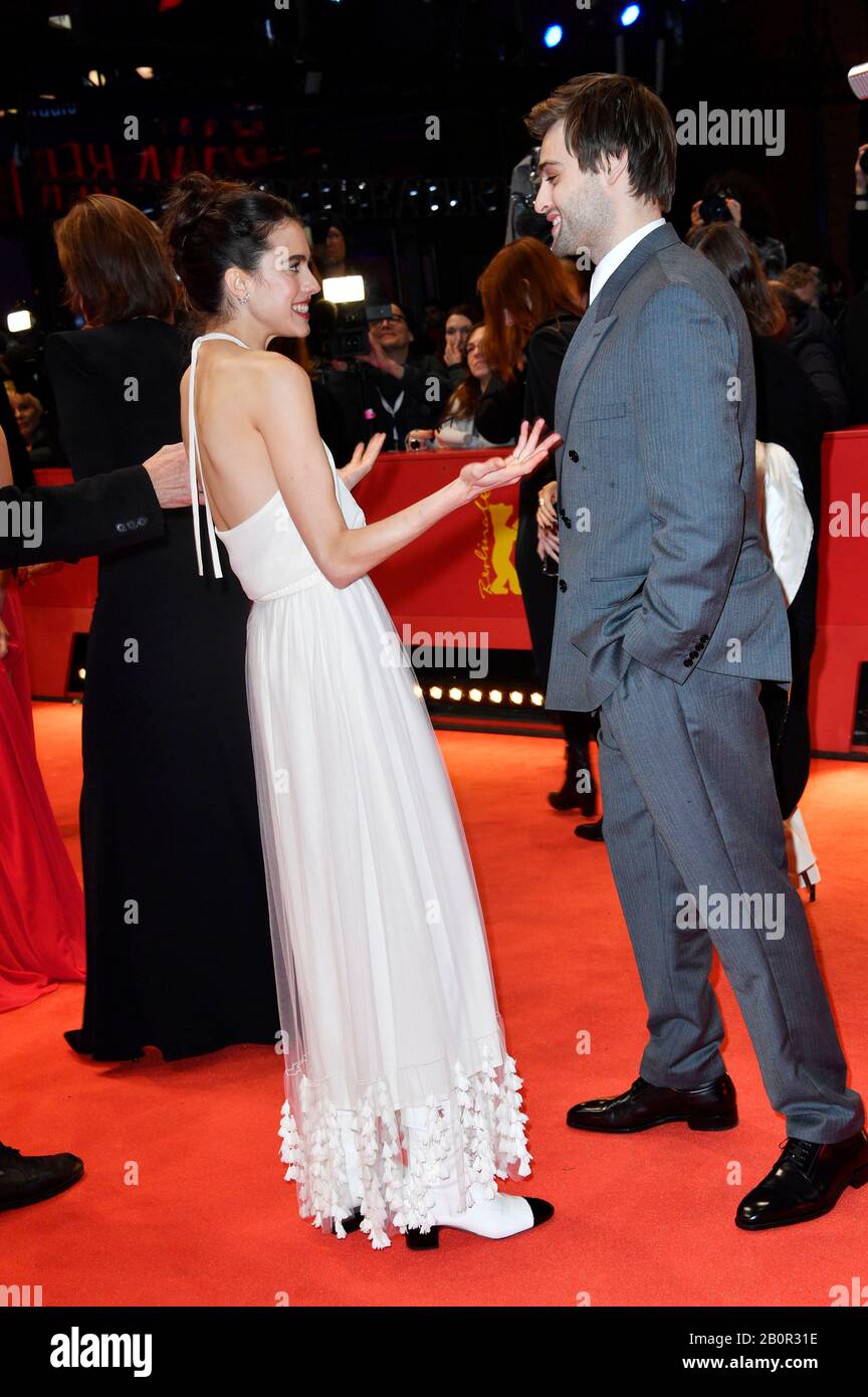 Berlin, Germany. 20th Feb, 2020. Margaret Qualley and Douglas Booth