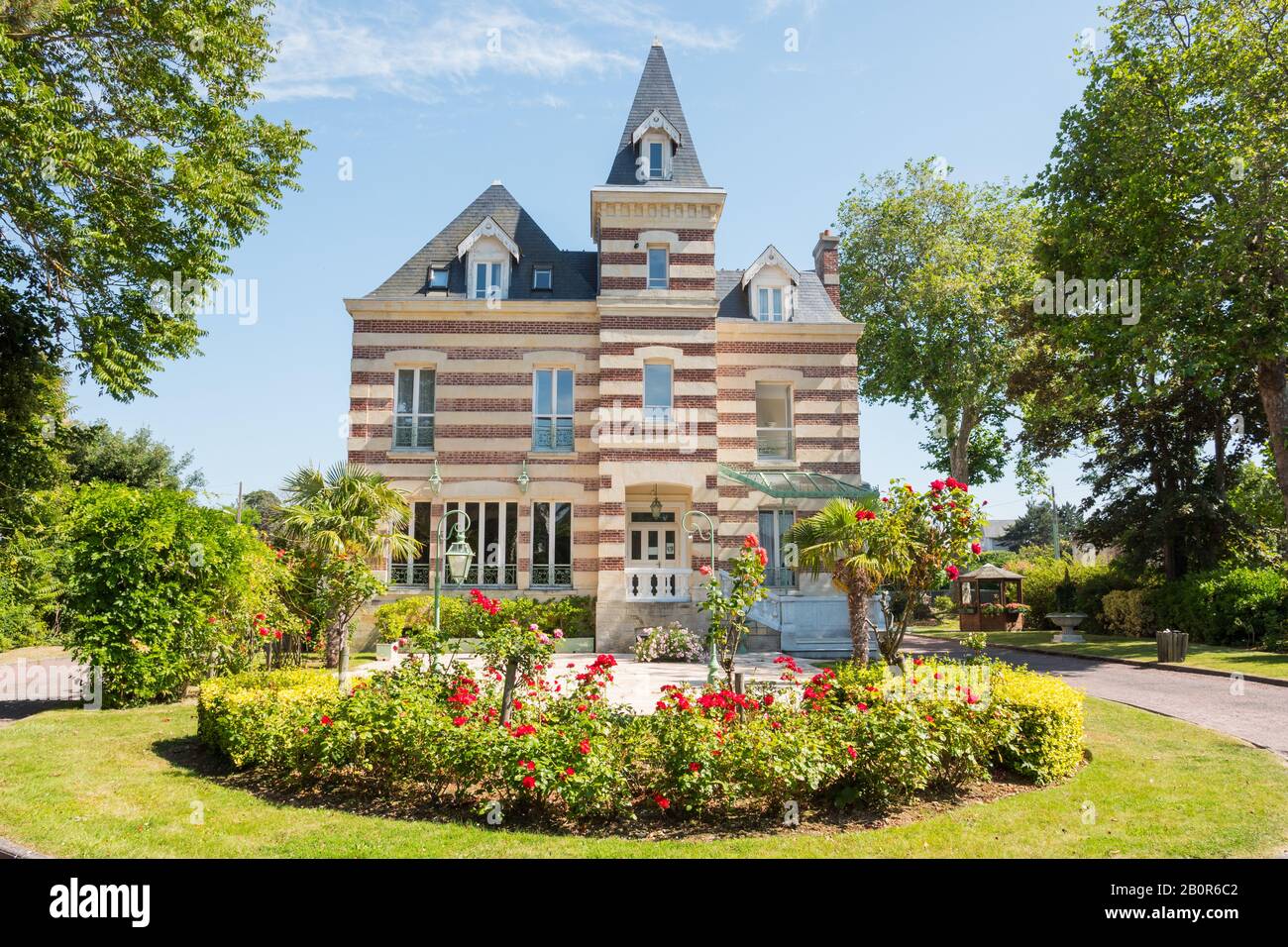 La Closerie, Cabourg, Normandy, France. Beautiful hotel in the town of