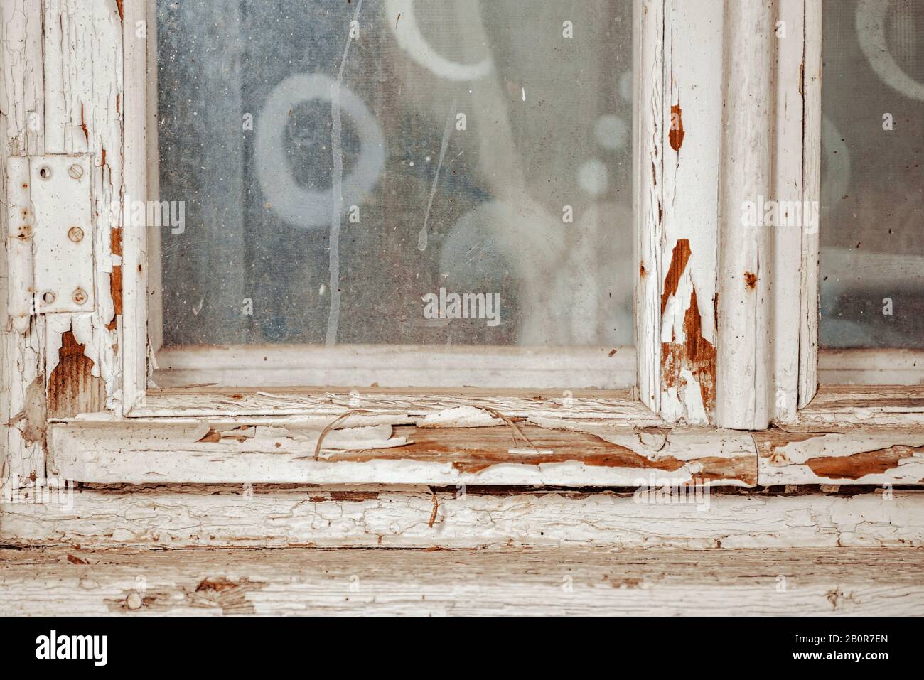 old wooden window frame. shining paint vintage Stock Photo Alamy