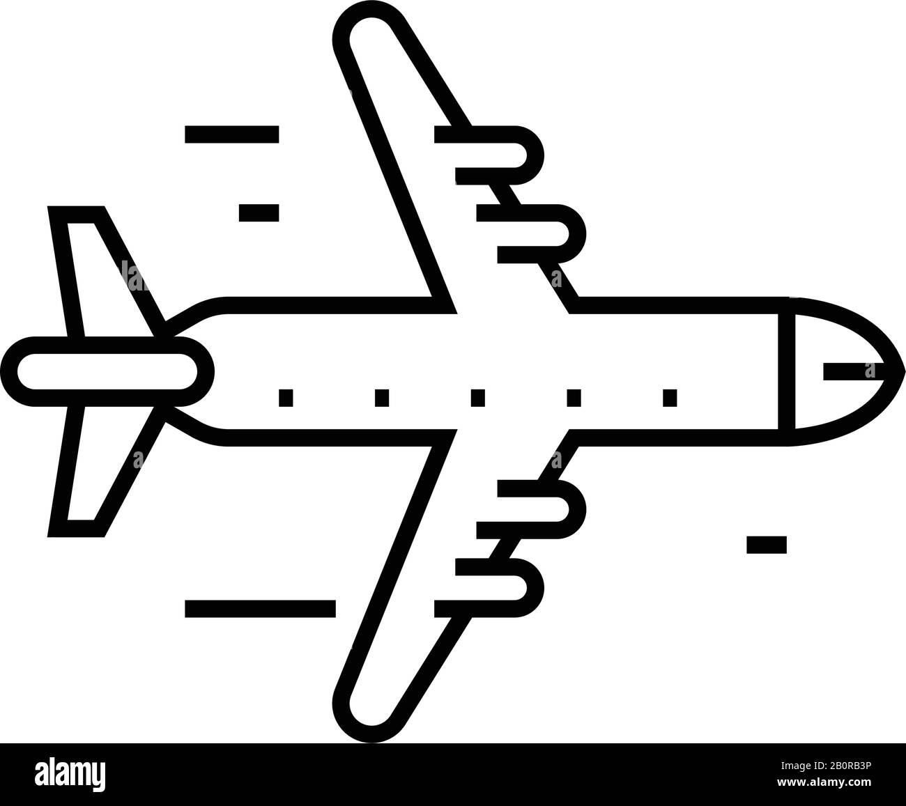 Airplane Clip Art Black And White