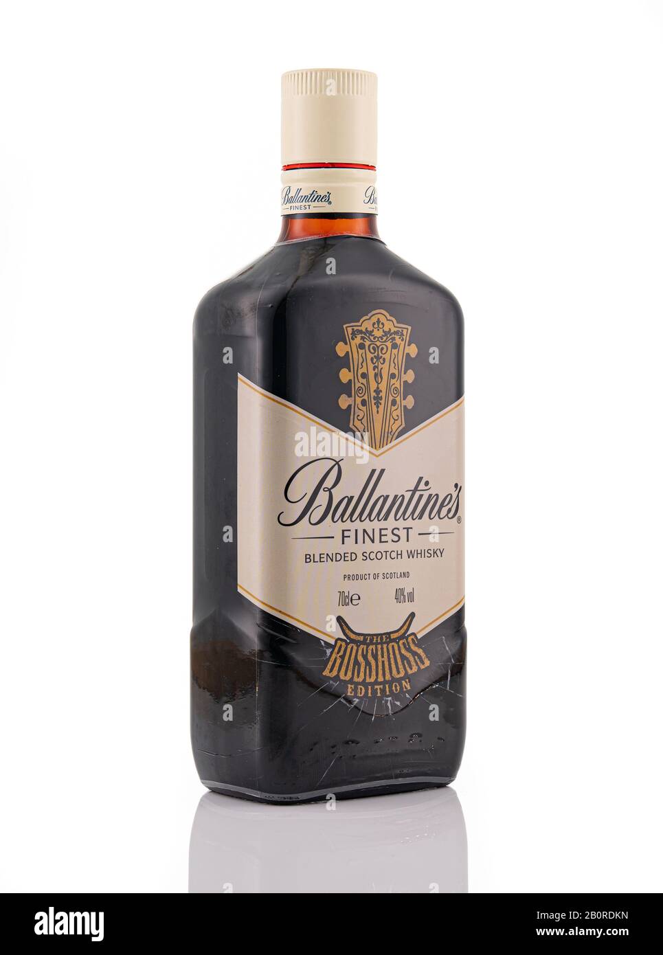Berlin - JAN 15, 2020: Ballantine's Blended Scotch whiskies on store ...