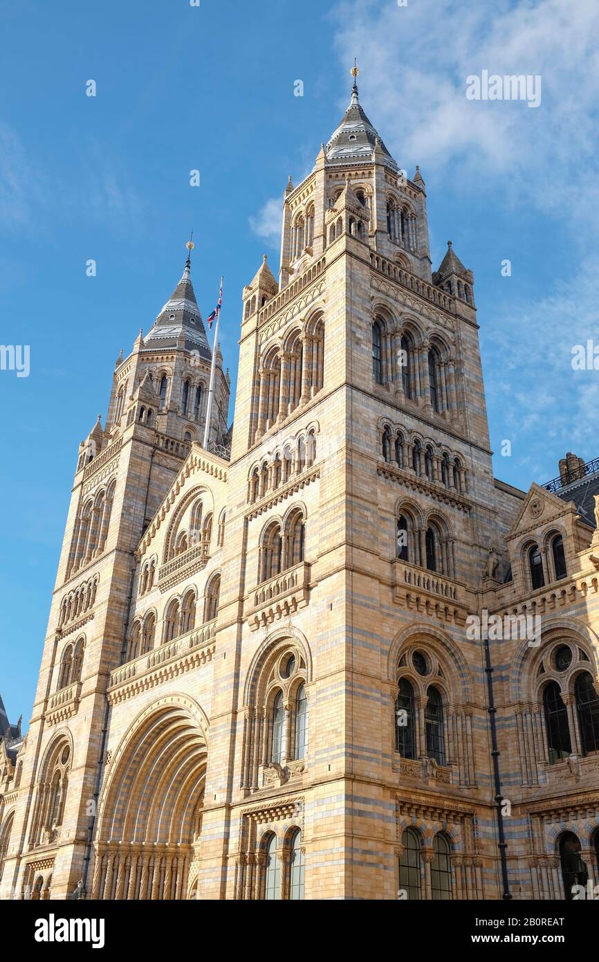 The Natural History Museum, Exhibition Road, South Kensington, London, England, UK Stock Photo