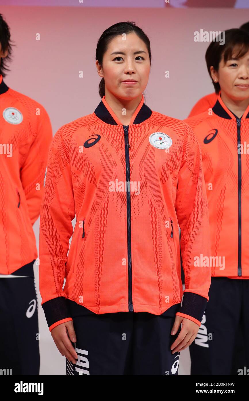 Yukiko Inui, FEBRUARY 21, 2020 : Japanese Olympic Committee (JOC), Japanese Paralympic (JPC) and their official sponsor ASICS introduce the official sportswear for Japan's delegation for 2020 Tokyo Olympic and Paralympic