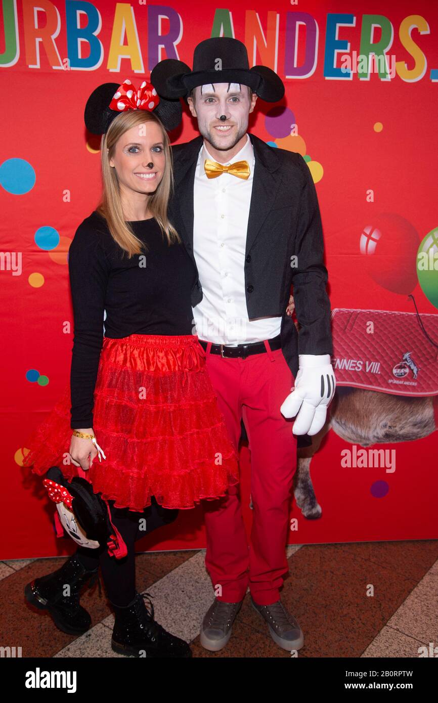 Marcel RISSE, with Nina, Carnival session of 1.FC Cologne (K) on ...
