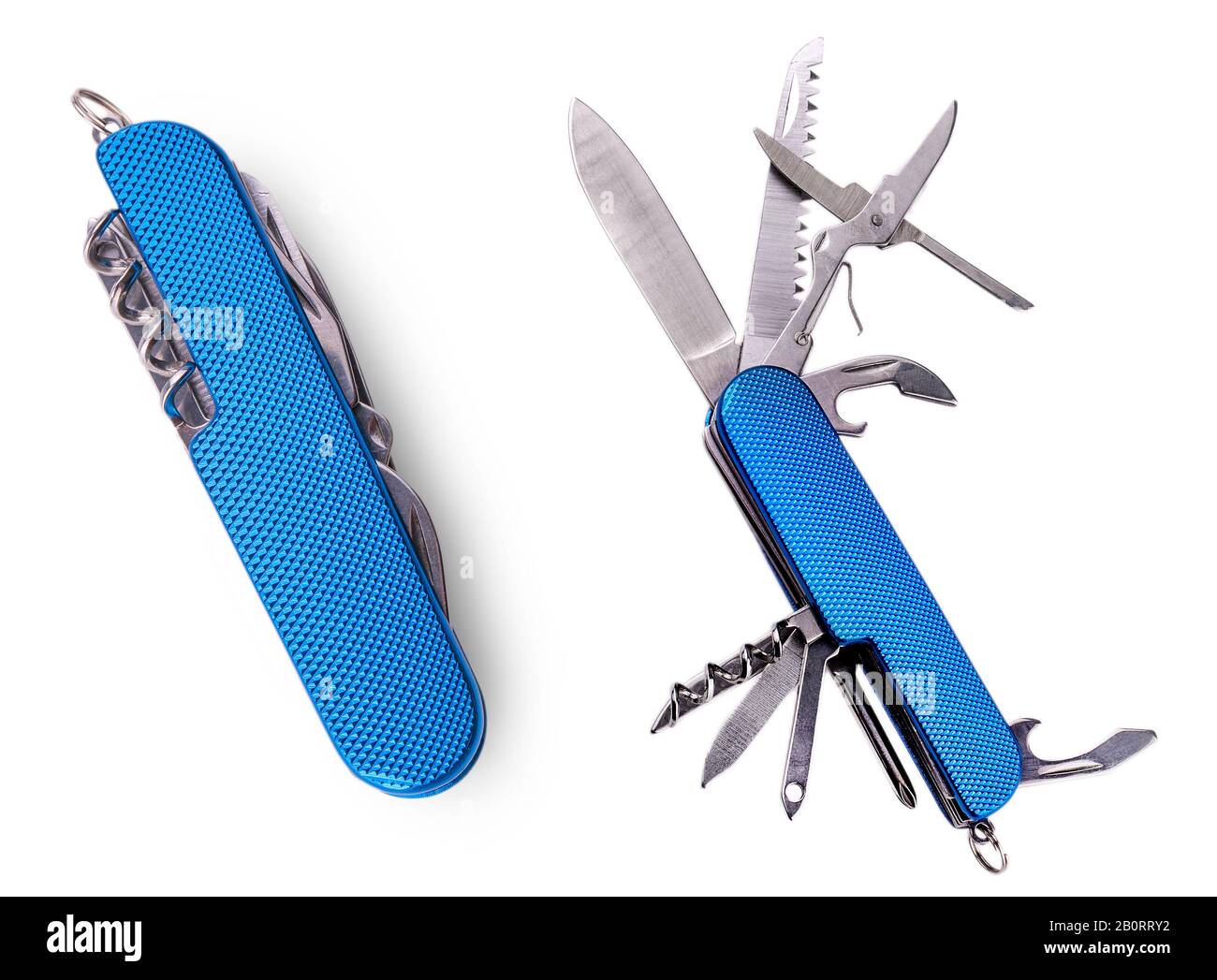 The Knife multi-tool, isolated on white background Stock Photo