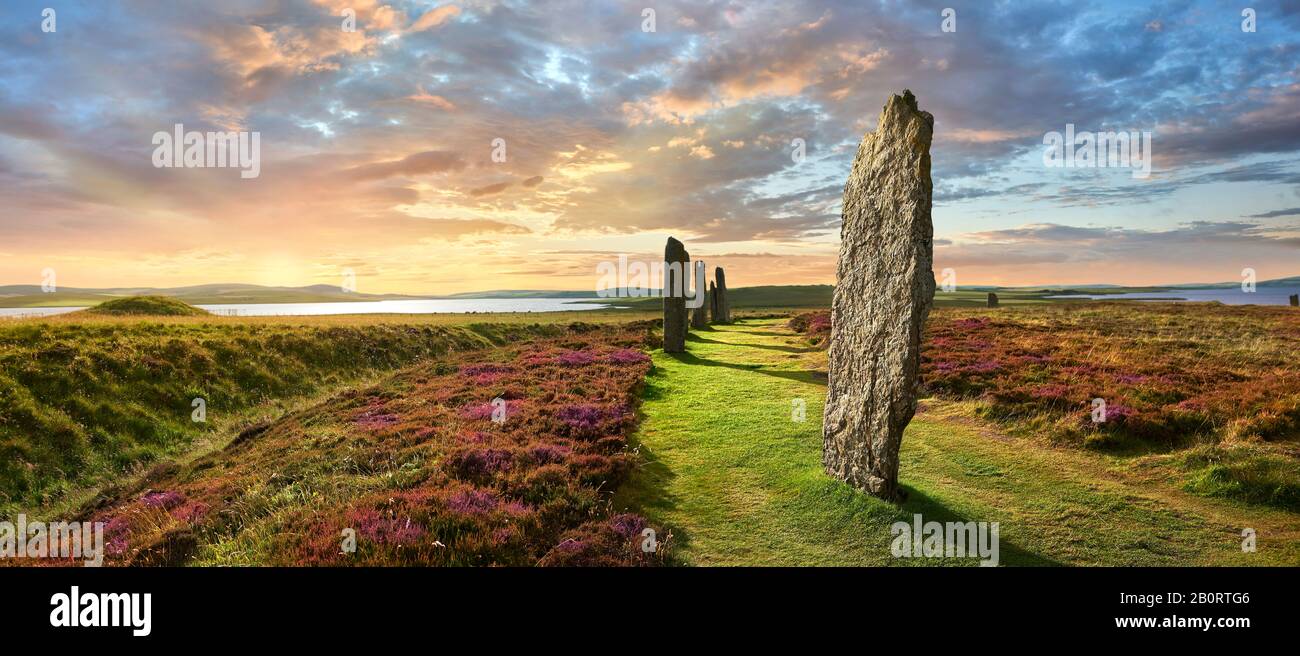 The Ring of Brodgar ( circa 2,500 to circa 2,000 BC) is a Neolithic ...