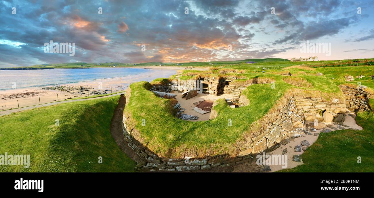 The neolithic ( circa 3000 to circa 2,500 BC) settlement of Skara Brae