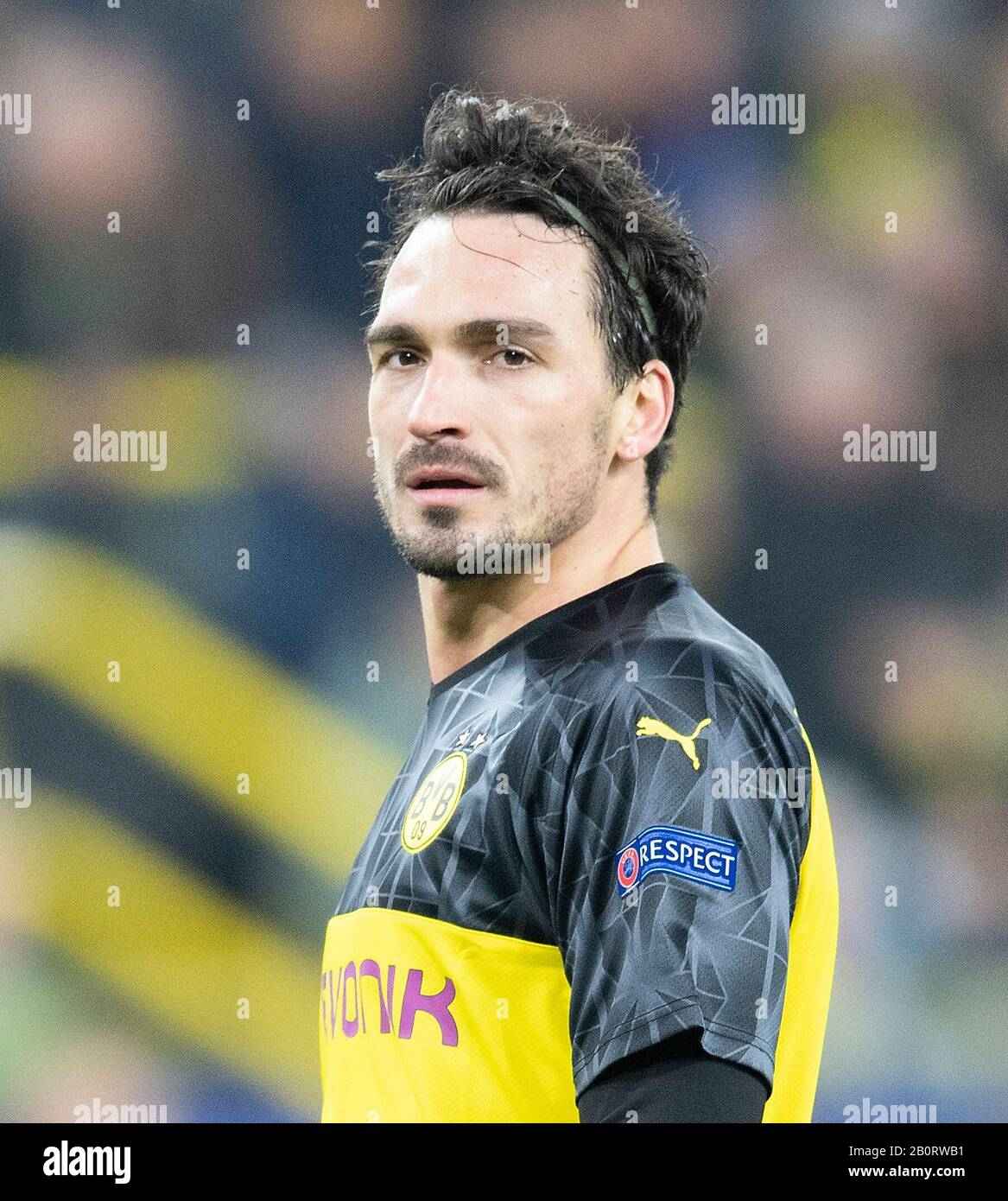 Mats HUMMELS (DO) Soccer Champions League, round of 16 first leg, Borussia  Dortmund (DO) - Paris St. Germain (PSG) 2-1, on 02/18/2020 in Dortmund /  Germany. Â | usage worldwide Stock Photo - Alamy