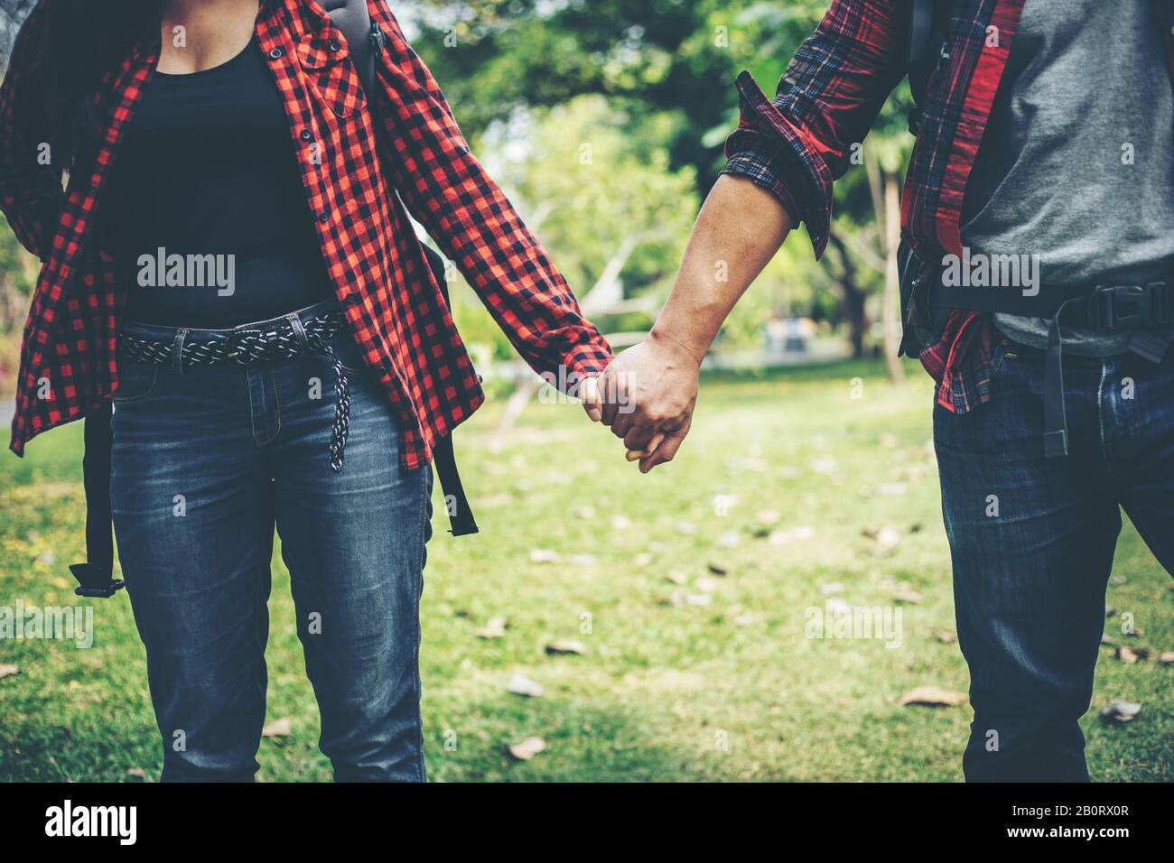 Couple in love holding hands. Love concept Stock Photo Alamy