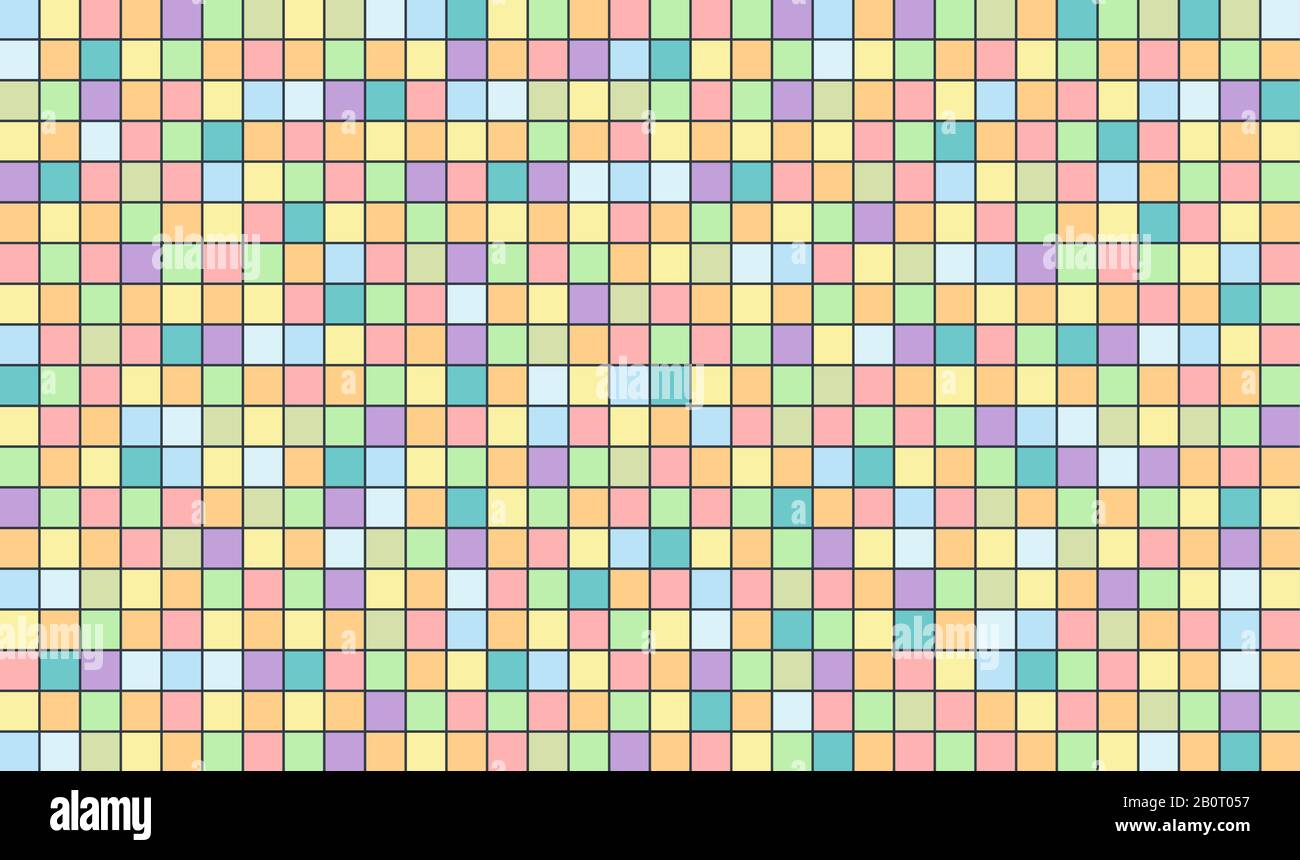 Pixel background. Tiles texture. Seamless vector Stock Vector Image