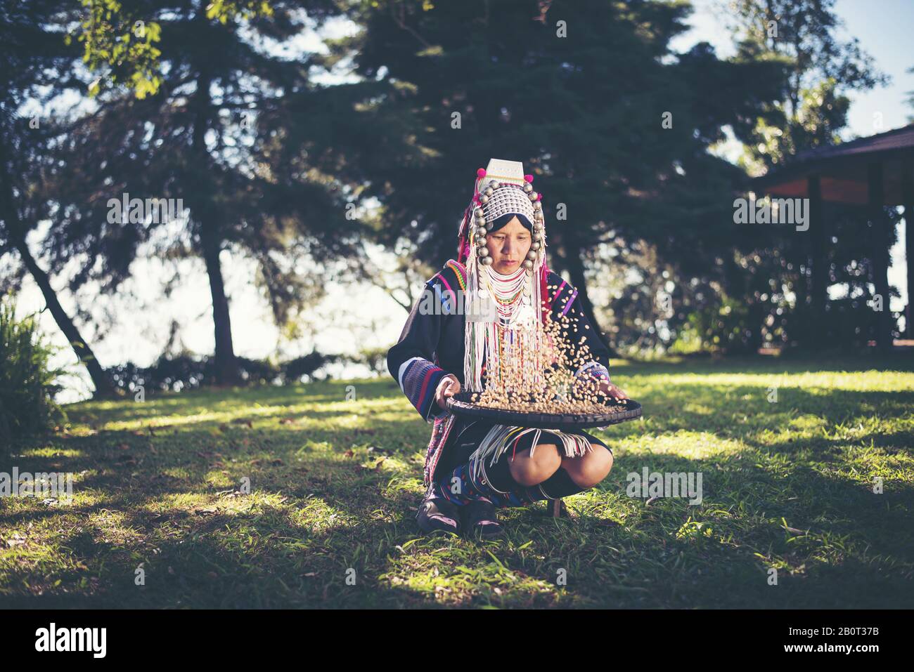 Akha people north thailand hi-res stock photography and images - Alamy