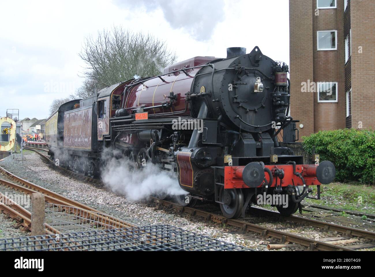Steam locomotive 2253 Omaha operating as part of Dartmouth Steam ...