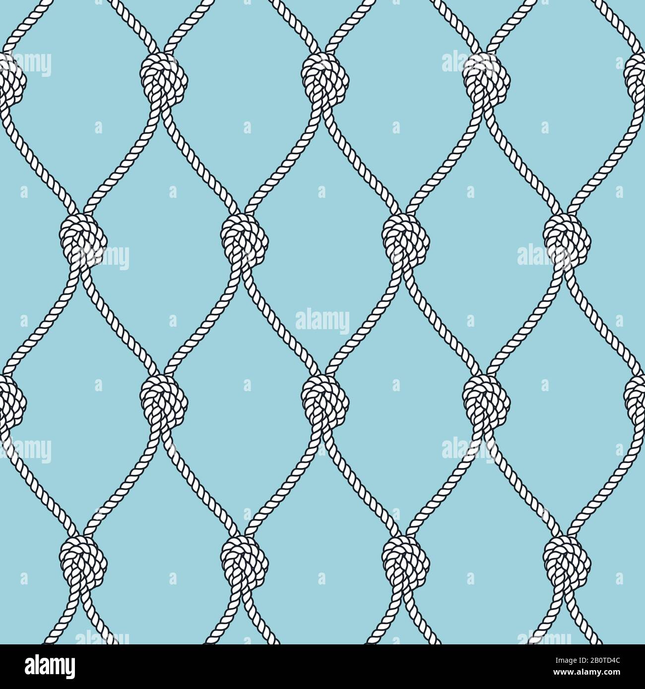 Marine rope fishnet with knots seamless vector background. Nautical  repeating texture. Marine rope net, illustration of marine knotes node  vintage Stock Vector Image & Art - Alamy